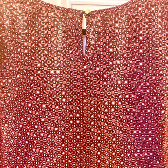 Merona Mosaic Print Peplum Blouse - Picture 8 of 10